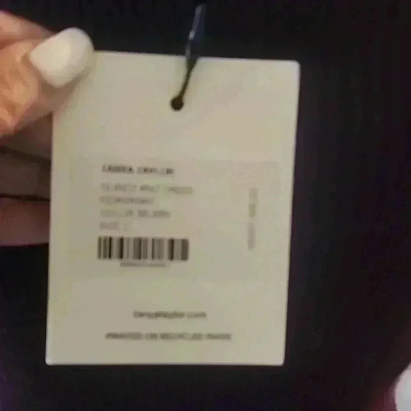 TANYA TAYLOR MULBERRY EXTRAFINE MERINO WOOL QUINCY DRESS SIZE L - Picture 5 of 6